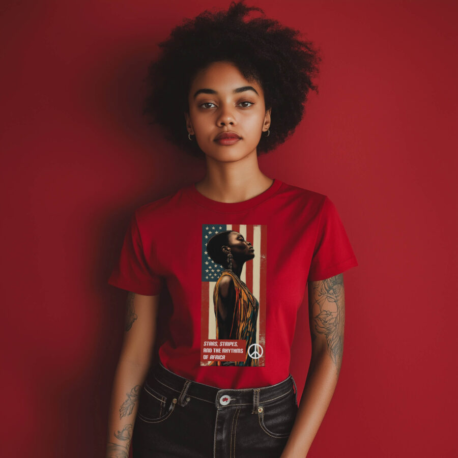 African Heritage T-Shirt – Patriotic Graphic Tee Unisex - Image 2