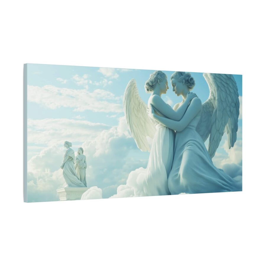 Romantic Angel Canvas Art – Ethereal Heavenly Wall Decor - Image 4