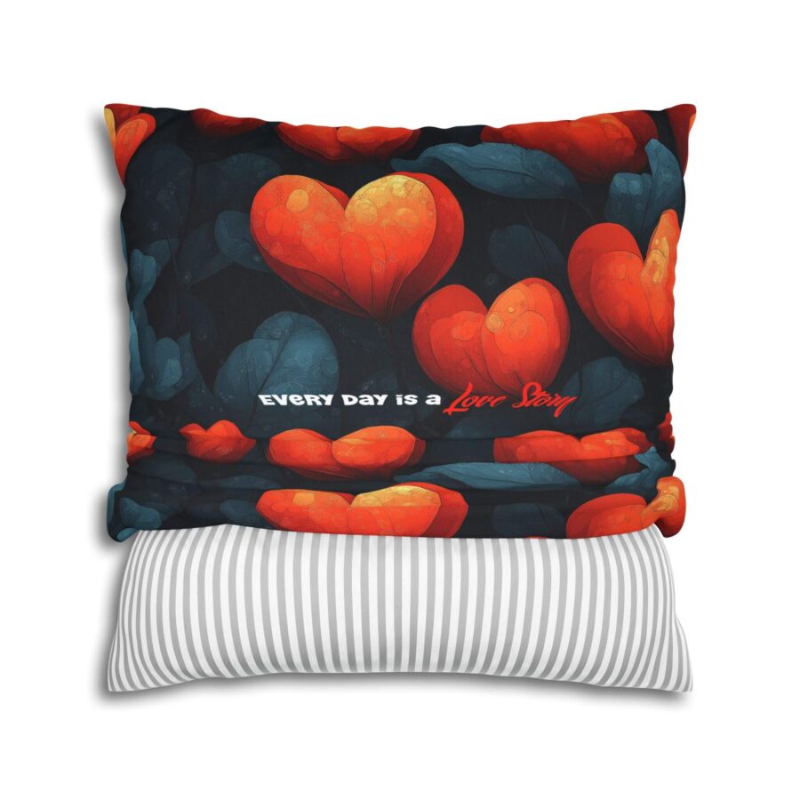 Every Day is a Love Story Pillow – Romantic Home Decor Gift - Image 2