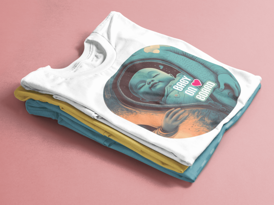 Baby on Board Maternity T-Shirt – Cute Pregnancy Gift - Image 4