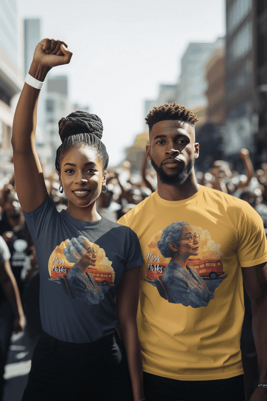 Rosa Parks T-Shirt – Civil Rights Tribute Graphic Tee - Image 4