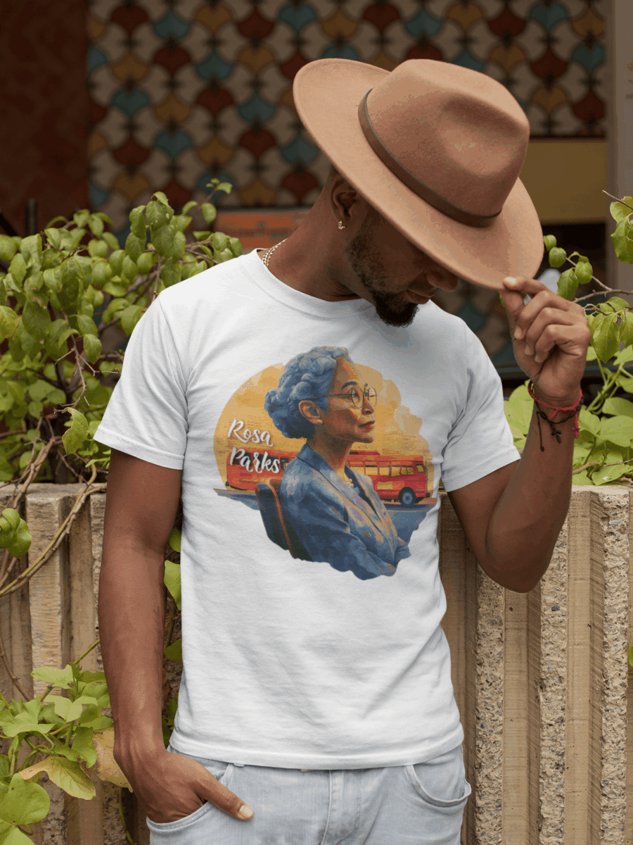 Rosa Parks T-Shirt – Civil Rights Tribute Graphic Tee - Image 2