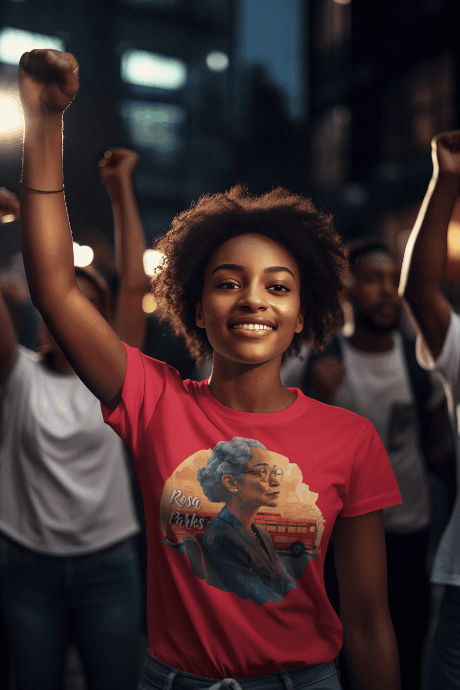 Rosa Parks T-Shirt – Civil Rights Tribute Graphic Tee - Image 3